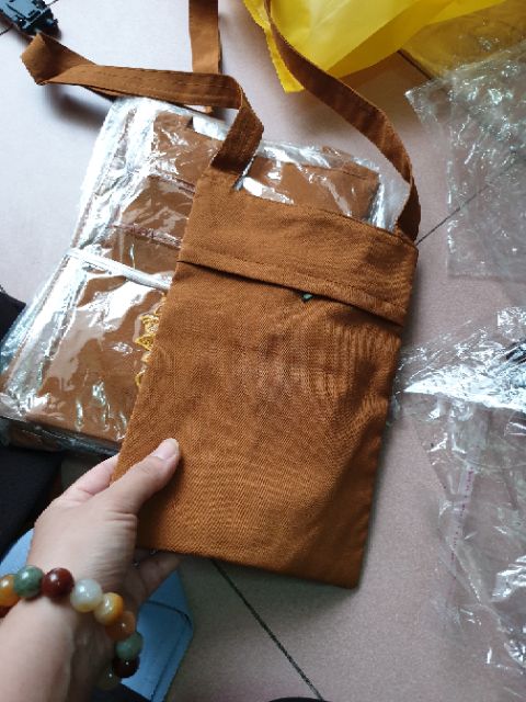 Túi đi Chùa lễ Phật cỡ nhí, túi mini và túi mini lớn (2 dây kéo)