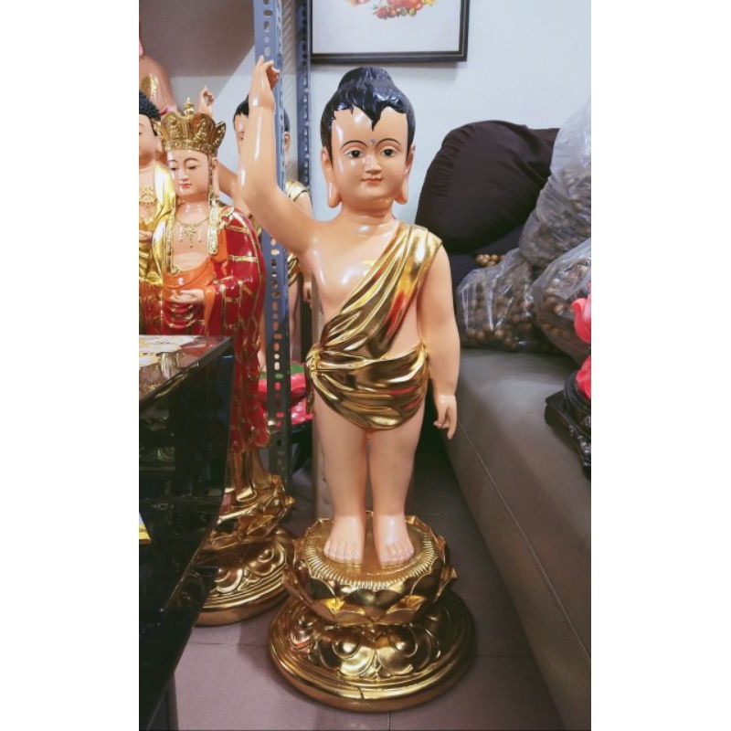 Tượng Phật Đản Sanh cao 80cm