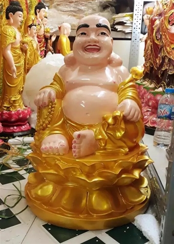 Tượng Phật Di Lặc nhũ vàng