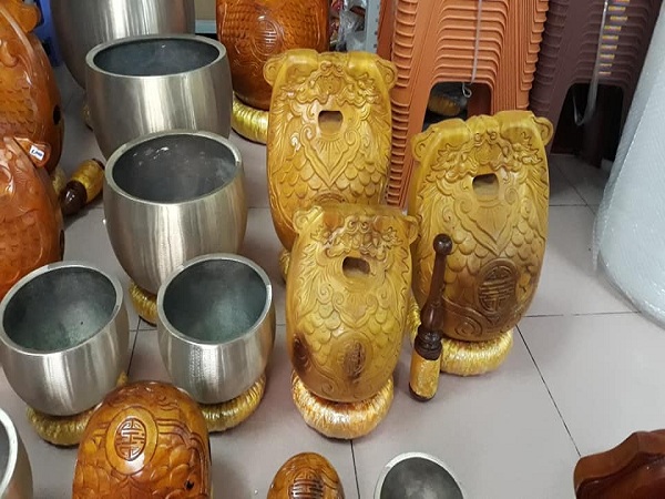 Mõ gỗ mít lõi Quảng Bình 6 tay