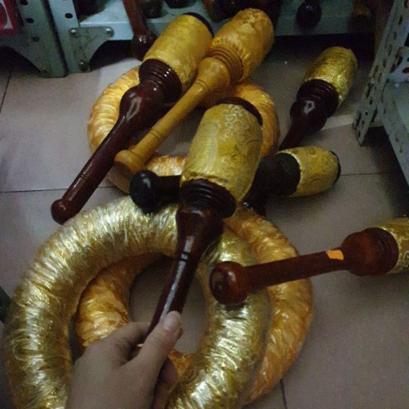 Dùi, đế chuông mõ Huế cỡ 4.5 tay, 5 tay, 6 tay