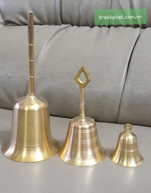 Chuông lắc có cán cao 13cm, chuông trung