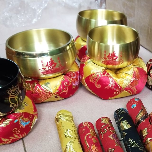 Chuông bát đồng vàng 3in - 3.6in - 4in