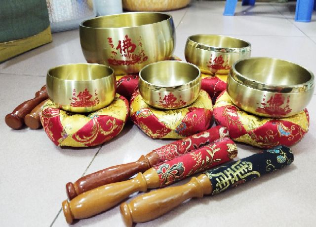 Chuông bát đồng vàng 3in - 3.6in - 4in