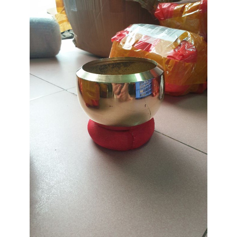 Bộ chuông mõ mít lõi đường kính 9cm tặng đế dùi